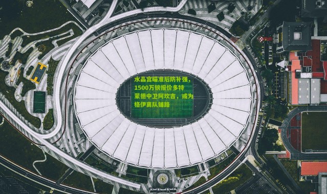 水晶宫瞄准后防补强，1500万镑报价多特蒙德中卫阿坎吉，或为格伊离队铺路