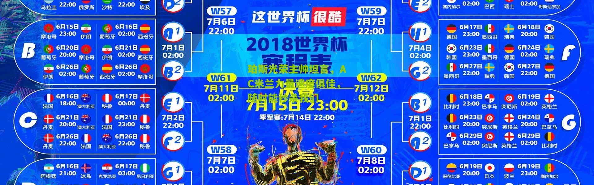 珀斯光荣主帅坦言，AC米兰力量速度俱佳，随时能秒杀我们