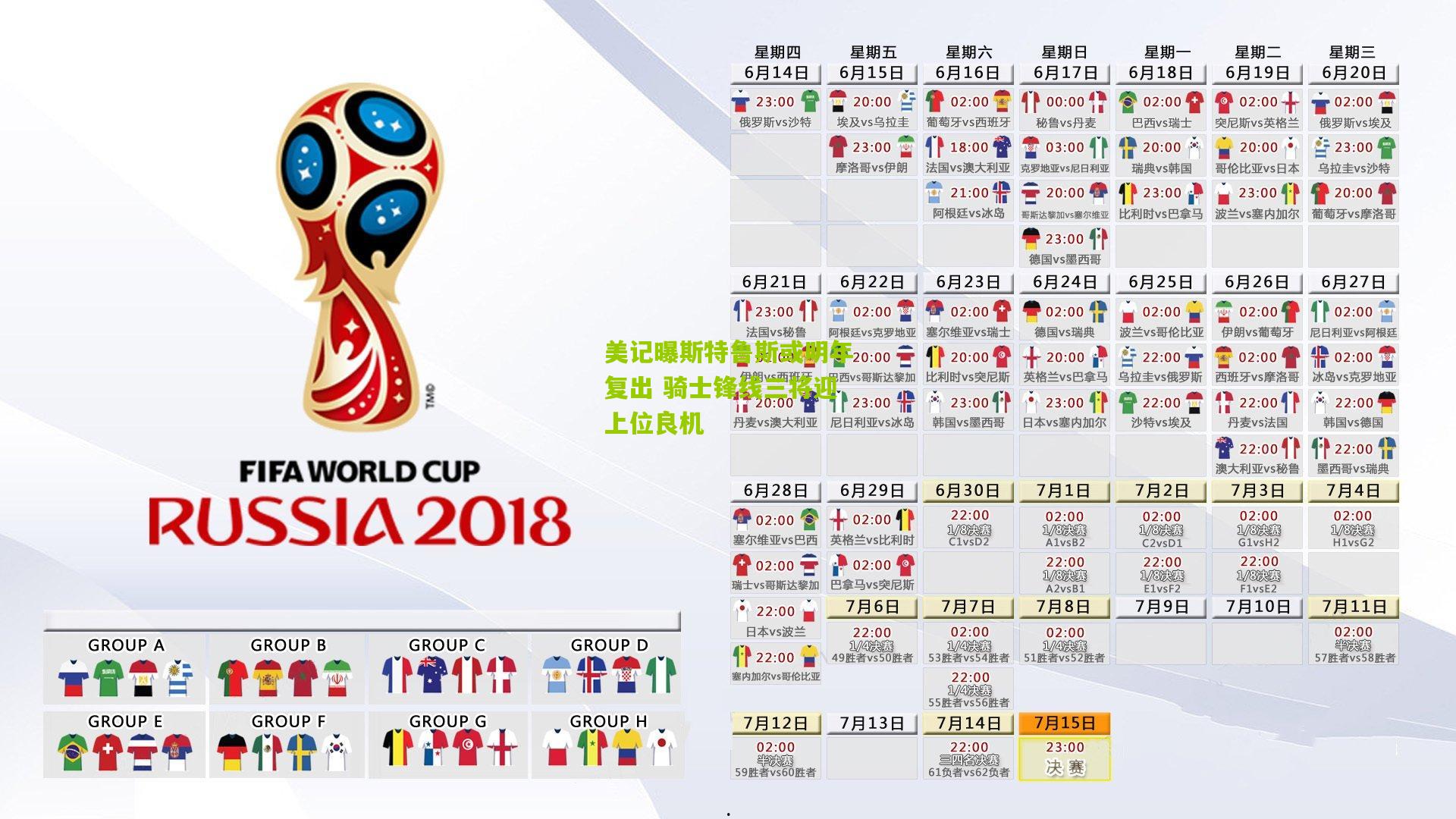 美记曝斯特鲁斯或明年复出 骑士锋线三将迎上位良机